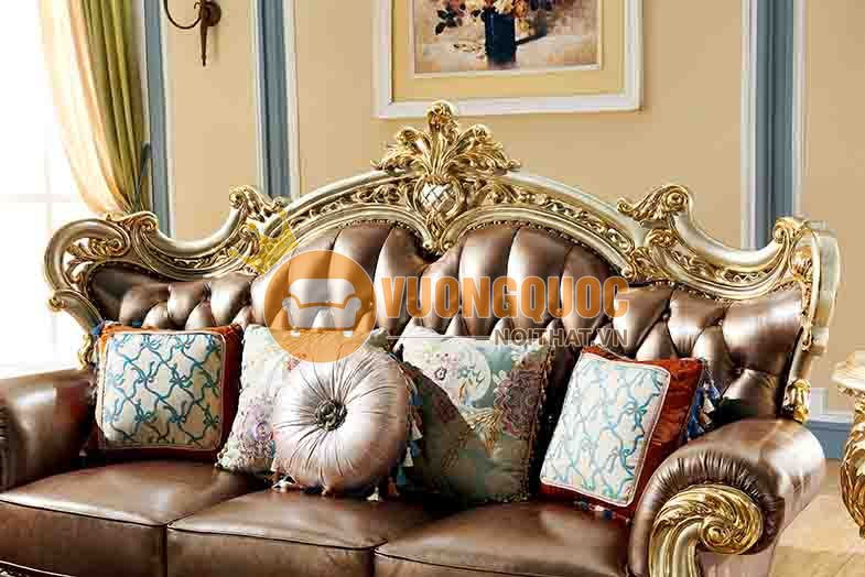 Bộ sofa phòng khách phong cách tân cổ điển nhập khẩu LF935-01BT